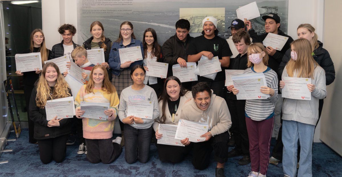 2023 Youth Recognition for Volunteering Gisborne Volunteer Centre
