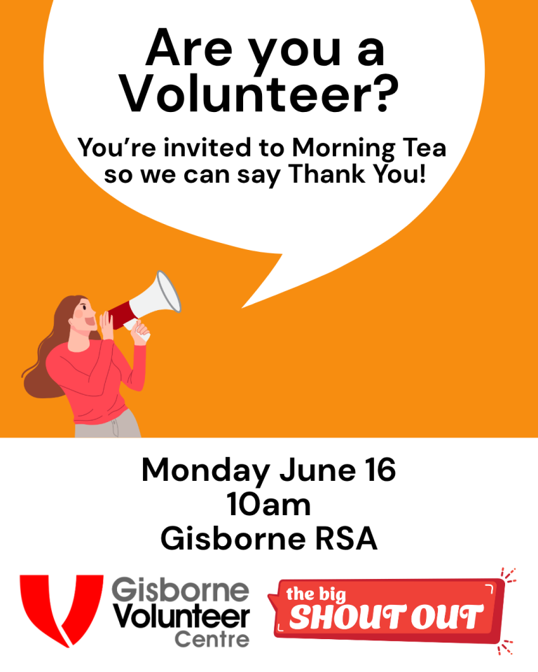 Image for The Big Shout Out - Gisborne