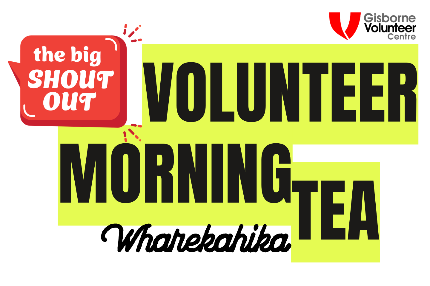 Image for Volunteer Morning Tea - Wharekahika